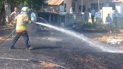 Hatay’da Korkutan Yangın: Bahçeyi Küle Çevirdi