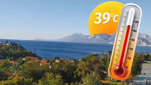 Antalya’da Termometre 39’u Gördü! Sahillerde Sıcaklık 3 Derece Artıyor
