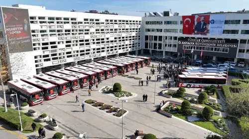 Antalya'ya 50 Yeni Otobüs