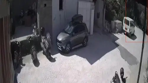 Rüzgar Ağacı Devirdi! Park Halindeki Kamyonet Zarar Gördü