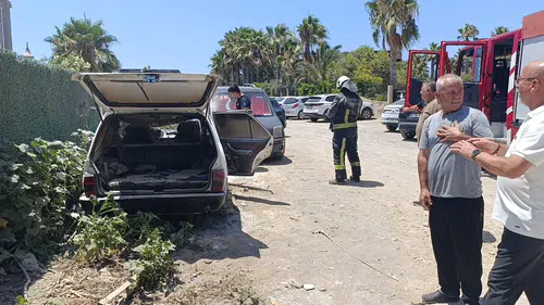 Manavgat'ta Yangın: Ustanın Park Ettiği Araç Yer Değiştirip Yandı