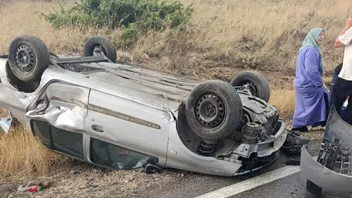 Salda Köyü Yakınlarında Kaza: 4 Kişi Hastanelik Oldu