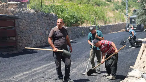 Saimbeyli'de Toz Çilesi Asfaltla Son Buldu