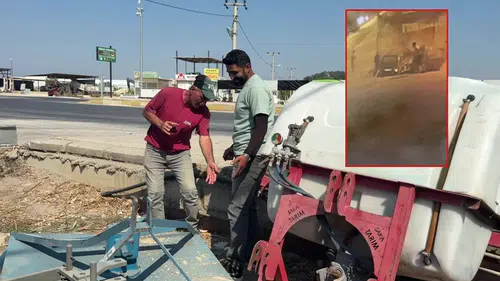 Serik’te Dükkana Dalan Otomobil Çekiciyle Kaçırıldı, Sürücü Helallik İçin Geri Döndü