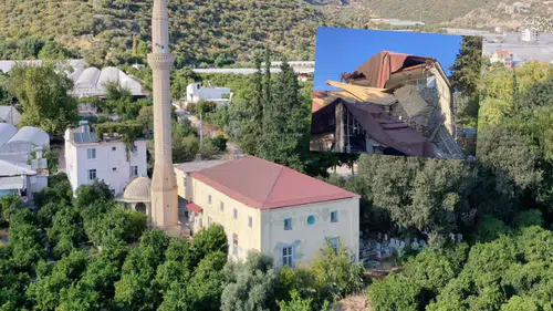 Asırlık Finike Çavdır Büyük Camii Göçtü