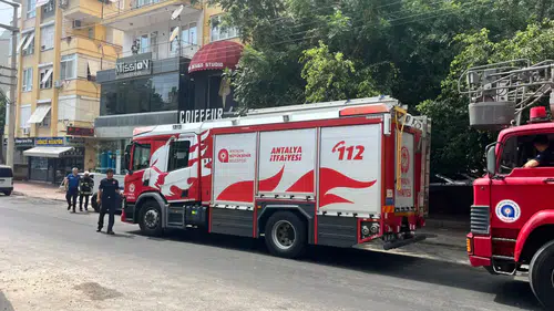 Alanya'da Balkon Yangını Paniği! Facia Son Anda Önlenildi