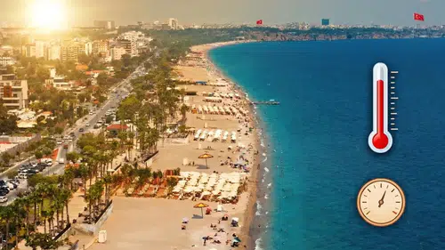 Antalya Pazartesi Hava Durumu: Sıcaklıklar 3 Derece Birden Artacak