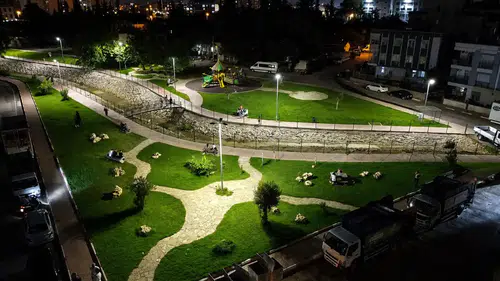 Kepez'de Parklar ve Barış Köprüsü Işıl Işıl