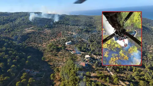 Kaş Patara'da Orman Yangını Çıktı!