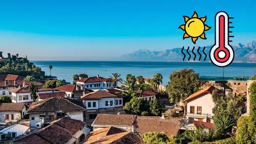 Antalya'da Sıcaklık 3 Derece Birden Yükseliyor!