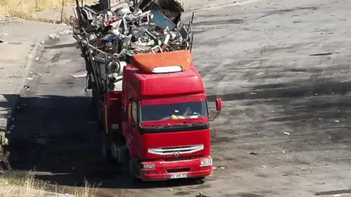Hatay'da Tehlikeli Yüklemeye Geçit Yok! Jandarmadan Tıra Ceza