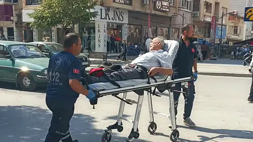 Burdur'da Bankada Fenalaşan Vatandaş Hastaneye Kaldırıldı