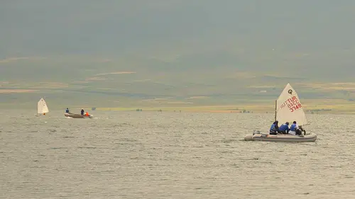 Antalyalı Sporcular Çıldır Gölü'nde Rüzgar Estirdi