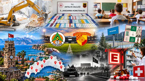 Antalya Gündeminde Bugün: Kaş'tan Alanya'ya Kritik Gelişmeler