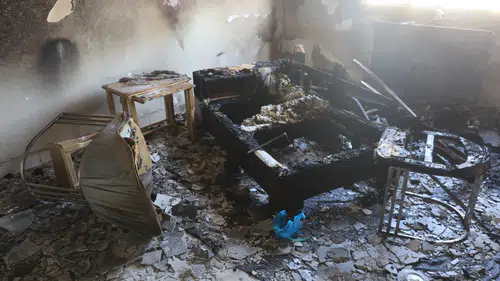 Hatay’da Korkutan Yangın! 5 Kişilik Aile Son Anda Evden Çıktı