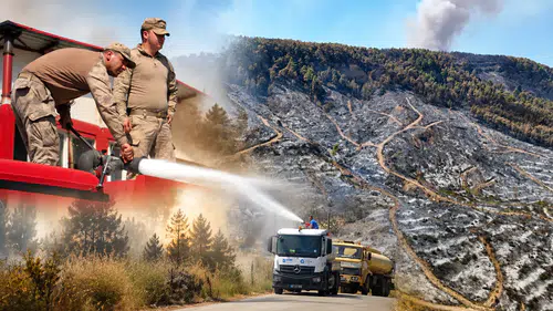 Aksu Yangınının 3. Günü: Alevlerin Enerjisi Düşürüldü
