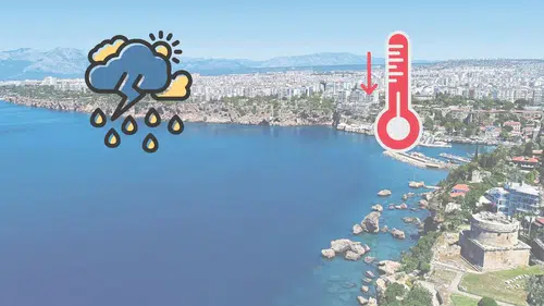 Antalya'da Günün Hava Durumu