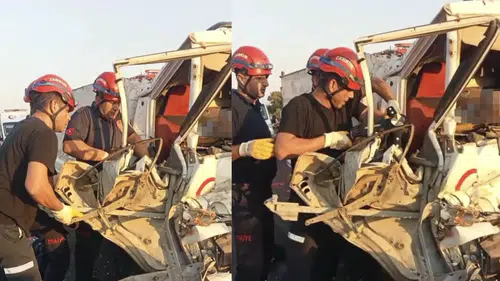 Adana'da feci kaza! Kamyonet tıra arkadan çarptı: 2 ölü
