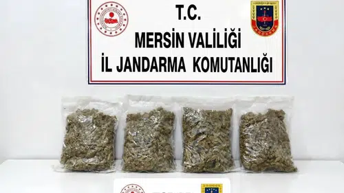 Mersin'de Uyuşturucu Operasyonu: 2 Kilo 100 Gram Esrar Ele Geçirildi
