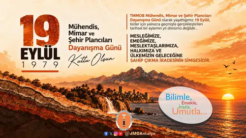 JMO Antalya'dan 19 Eylül Çıkışı! "Ülkenin Geleceğine ve Halkımıza Sahip Çıkıyoruz"