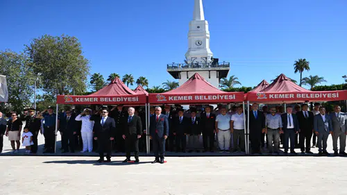 19 Eylül Gaziler Günü Kemer’de Çelenk Sunumu ve Törenle Anıldı