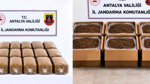 Antalya’nın 3 İlçesinde Kaçak Tütün Baskını: Tonlarca Ürün Yakalandı