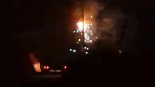 Döşemealtı'nda Enerji Nakil Hattında Şase: Kıvılcımlar Yangın Çıkardı