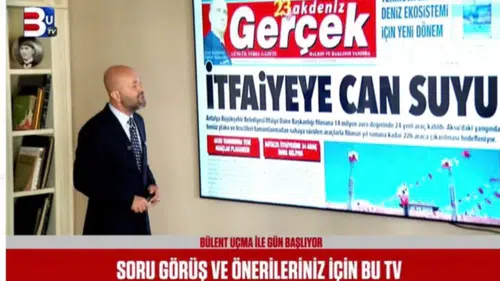 Bülent Uçma, Akdeniz Gerçek’in Haberini Gündeme Taşıdı