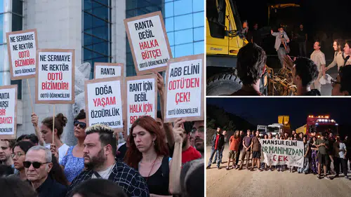 ODTÜ’de Yol Çalışmasına Karşı Nöbet: "Rant Yoluna Geçit Vermeyeceğiz"