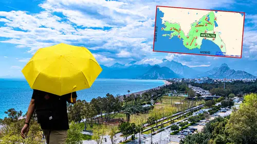 Antalya'da Kuvvetli Sağanak Alarmı: Sıcaklık da Düşüyor!