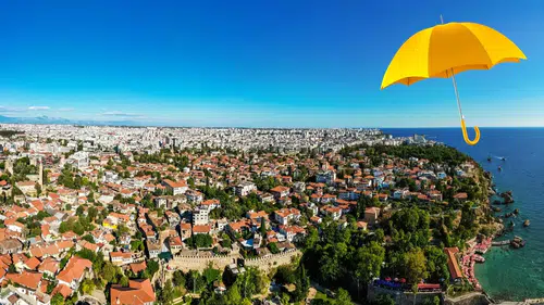 Antalya'da İç Kesimlere Gök Gürültülü Sağanak Uyarısı