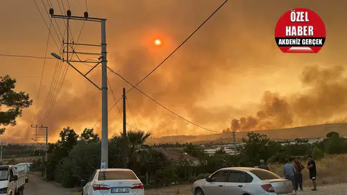 Aksu'daki Orman Yangınında Alevler Durdurulamıyor