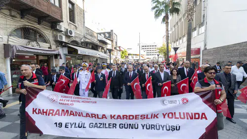 Mersin'de 19 Eylül Gaziler Günü Coşkuyla Kutlandı!