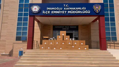 İmamoğlu'nda Huzur Operasyonu: Binlerce Uyuşturucu Hap ve Makaron Ele Geçirildi