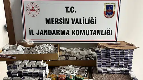 Mersin'de Kaçakçılık Operasyonu: Binlerce Makaron Ele Geçirildi