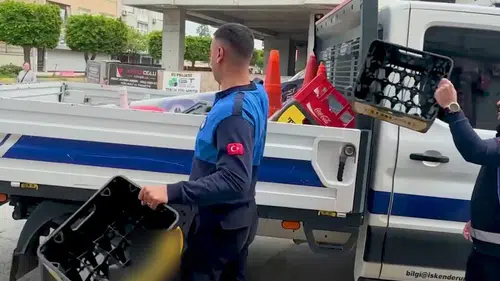 İskenderun'da Kaldırım İşgali Denetimi: "Kimi İsterseniz Arayın"