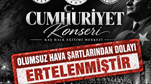 Cumhuriyet Coşkusuna Fırtına Engeli!