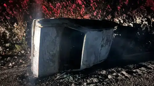 Finike'de Kaza Yapan Otomobil Alev Aldı: Sürücü Ölü Bulundu
