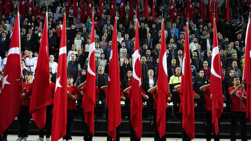 Antalya'da 29 Ekim Cumhuriyet Bayramı Coşkusu