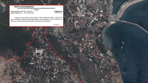 Alanya Kalesi Hisariçi'ndeki Tarihi Sarnıç İçin Resmi Karar Çıktı