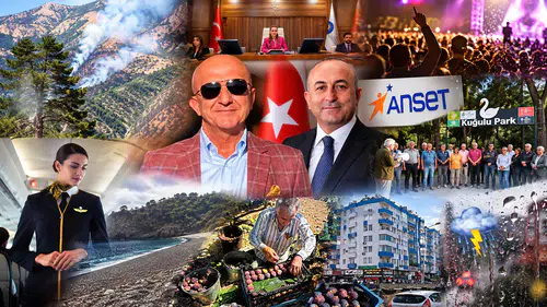 Antalya Gündeminde Öne Çıkan Başlıklar: Yargılama Sürecinden Doğal Afetlere Geniş Yelpaze