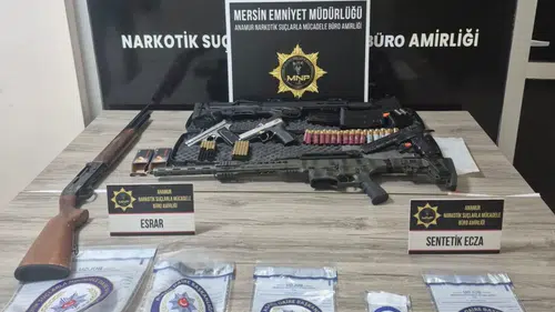 Mersin'de Şafak Vakti Narkotik Operasyonu: 14 Tutuklama