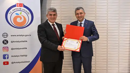 Antalya Vali Yardımcısı Tahsin Aksu Yalova'ya Uğurladı