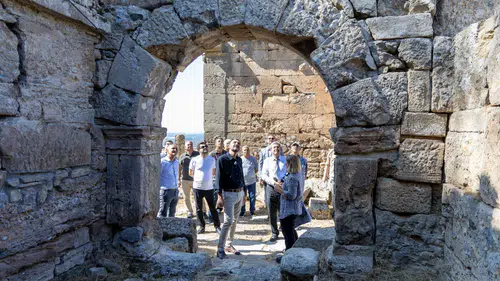 Manavgat Belediyesi'nden Lyrbe Antik Kenti'ne Güçlü Destek