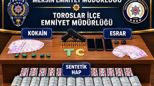 Mersin'de Uyuşturucu Operasyonu! 4 Şüpheli Tutuklandı