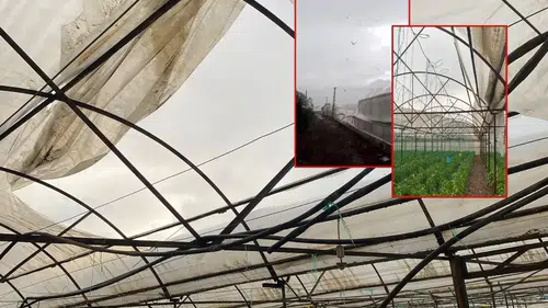 Kumluca'da Fırtınanın Vurduğu Seralarda Hasar Büyük!
