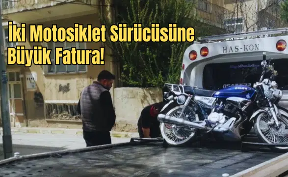 Isparta'da Trafik Denetimi: Plakasız Motosikletler Affedilmedi