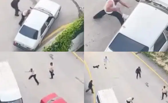 Mersin'de Sokak Ortasında Taşlı Kavga: Araçlara ve Sürücülere Saldırdılar