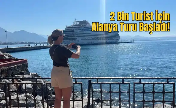 Gemiden İndiler, Gün Boyu Alanya’yı Keşfe Çıktılar