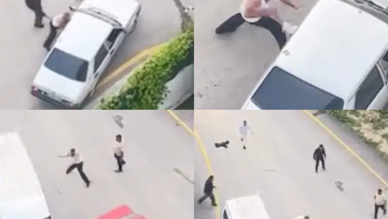 Mersin'de Sokak Ortasında Taşlı Kavga: Araçlara ve Sürücülere Saldırdılar